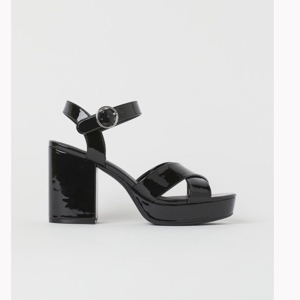 Platform high heel sandals from h&m